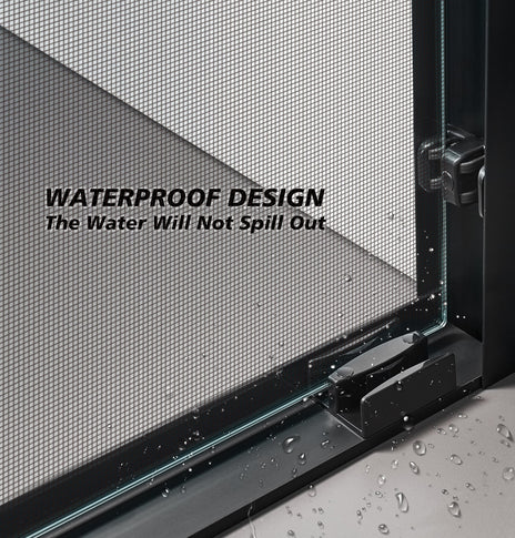 BESTGO Laminated Glass Shower Doors Bypass Double Sliding Framed Shower Enclosure